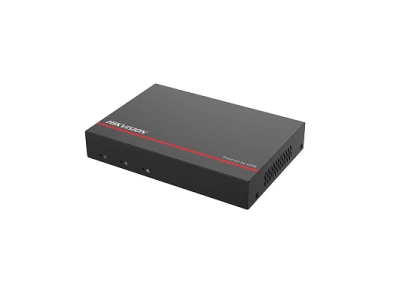 Hikvision DS-E04NI-Q1/4P (SSD 1T) 4-канальный IP мини видеорегистратор с POE