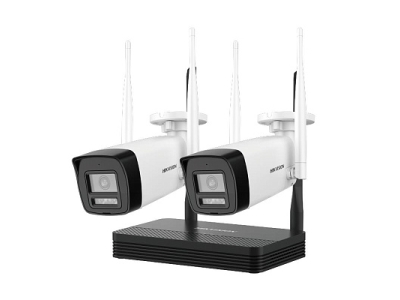 Hikvision NKS424W0H Wi-Fi комплект видеонаблюдения 4MP (2 Видеокамеры IP+ Видеорегистратор)