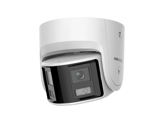 Hikvision DS-2CD2347G2P-LSU/SL (2,8 мм) (C) ColorVu IP панорамная видеокамера, 4МП с LED-подсветкой
