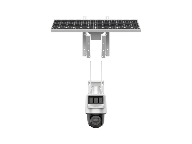 Hikvision DS-2DE2C200IWG-K/4G/C09S20 (2,8 мм) уличная беспроводная 4G IP-видеокамера, 2MP c солнечной панелью